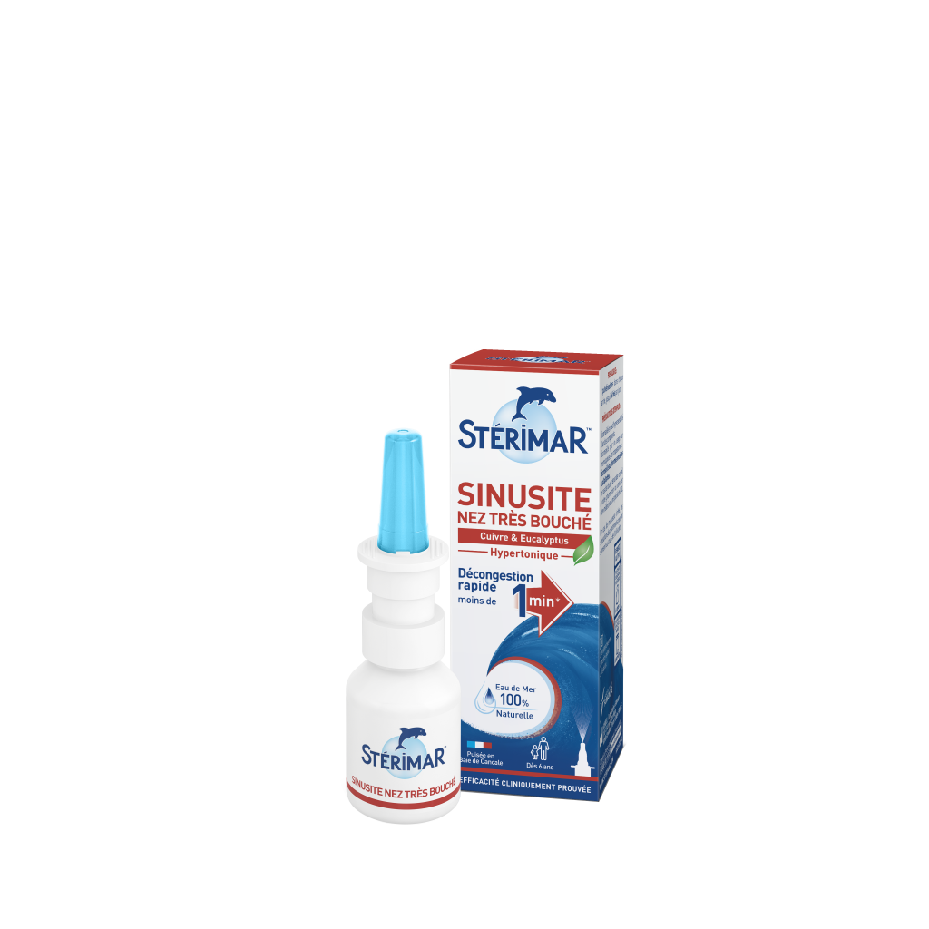 StÉrimar™ Sinusite Nez Très Bouché Pompe Spray Nasal Adulte